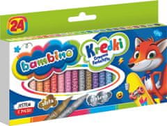 WOWO BAMBINO Graphion Crayon Set - BAMBINO Graphion Crayons, set 24 barv