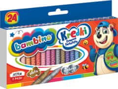 WOWO BAMBINO Graphion Crayon Set - BAMBINO Graphion Crayons, set 24 barv