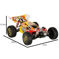 WOWO RC Avto na daljinsko upravljanje - WLToys 144010 Speed Racing z brezkrtačnim motorjem, hitrost 75 km/h, merilo 1:14