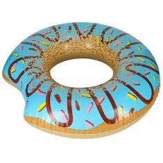 WOWO Napihljiv plavalni obroč - Bestway Blue Donut 36118, 107 cm, Max 100 kg