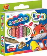 WOWO BAMBINO Graphion Crayons - Komplet 12 barv