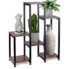 shumee 6-nadstropno kovinsko stojalo za rože 80 cm
