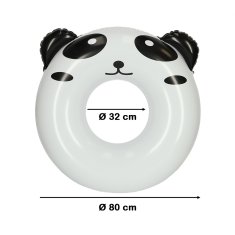 WOWO Napihljiv plavalni obroč Panda - Napihljiv plavalni obroč Panda 80 cm, max 60 kg