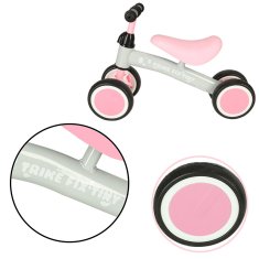 WOWO Pink Trike Fix Tiny Balance Bike - Štirikolesno Balance Bike Pink Trike Fix Tiny