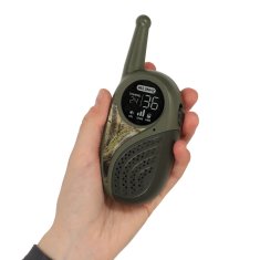 WOWO Walkie-talkie kratkovalovni set s centralo za otroke kaki