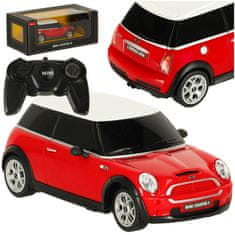 WOWO Avto na daljinsko vodenje Rastar 15000 MINI COOPERS 1:27 rdeč