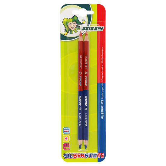 Jolly Supersticks z dvema konicama – rdeča/modra