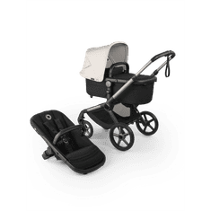 Bugaboo voziček Fox 5 Renew GRAPHITE/HERITAGE BLACK - MISTY WHITE