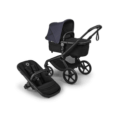 Bugaboo voziček Fox 5 Renew BLACK/HERITAGE BLACK - DEEP INDIGO