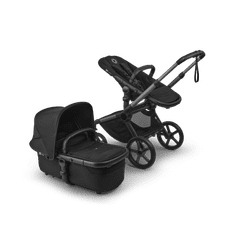 Bugaboo voziček Fox 5 Renew GRAPHITE/HERITAGE BLACK - HERITAGE BLACK