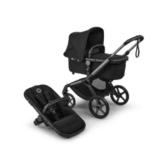 Bugaboo voziček Fox 5 Renew GRAPHITE/HERITAGE BLACK - HERITAGE BLACK