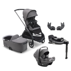 Bugaboo  Dragonfly travel+ GRAPHITE/GREY MELANGEGREY MELANGE, komplet 4v1