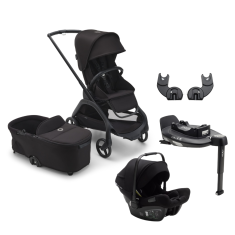 Bugaboo  Dragonfly travel+ BLACK/MIDNIGHT BLACKMIDNIGHT BLACK, komplet 4v1