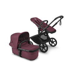 Bugaboo voziček Fox 5 Renew complete BLACK/DARK CHERRY-DARK CHERRY