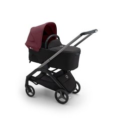 Bugaboo  Dragonfly s košaroGRAPHITE/MIDNIGHT BLACK - DARK CHERRY