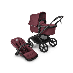 Bugaboo voziček Fox 5 Renew complete BLACK/DARK CHERRY-DARK CHERRY