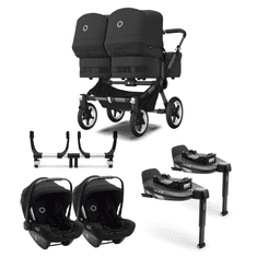 Bugaboo  Donkey 5 Travel+ komplet Twin Graphite/Midnight Black