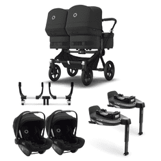 Bugaboo  Donkey 5 Travel+ komplet Twin Black/Midnight Black