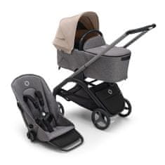 Bugaboo  Dragonfly s košaroGRAPHITE/GREY MELANGE - DESERT TAUPE