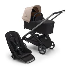 Bugaboo  Dragonfly s košaroGRAPHITE/MIDNIGHT BLACK - DESERT TAUPE