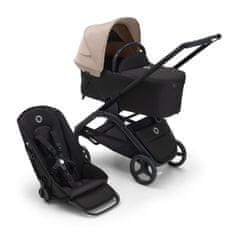 Bugaboo  Dragonfly s košaroBLACK/MIDNIGHT BLACK - DESERT TAUPE