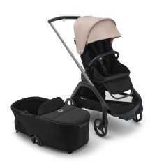 Bugaboo  Dragonfly s košaroGRAPHITE/MIDNIGHT BLACK - DESERT TAUPE