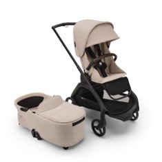 Bugaboo  Dragonflycomplete s košaro BLACK/DESERT TAUPE-DESERT TAUPE