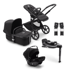 Bugaboo  Fox 5 travel+ BLACK/MIDNIGHT BLACKMIDNIGHT BLACK, komplet 4v1