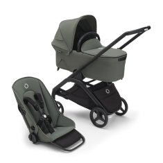 Bugaboo  Dragonflycomplete s košaro BLACK/FOREST GREEN-FOREST GREEN