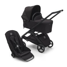 Bugaboo  Dragonflycomplete s košaro BLACK/MIDNIGHT BLACK-MIDNIGHT BLACK