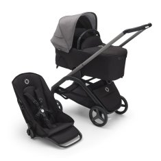 Bugaboo  Dragonfly s košaroGRAPHITE/MIDNIGHT BLACK - GREY MELANGE