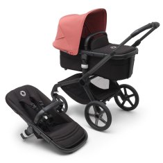 Bugaboo Fox 5 BLACK/MIDNIGHT BLACK - SUNRISE RED