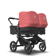 Bugaboo  Donkey 5 Twin Black/Midnight BlackSunrise Red