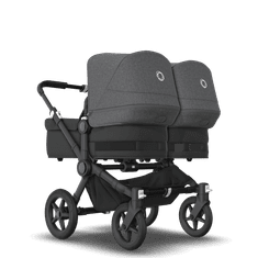 Bugaboo  Donkey 5 Twin Black/Midnight BlackGrey Melange