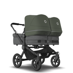 Bugaboo  Donkey 5 Twin Black/Grey MelangeForest Green