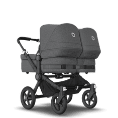 Bugaboo  Donkey 5 Twin Black/Grey Melange