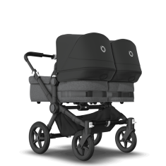 Bugaboo  Donkey 5 Twin Black/Grey MelangeMidnight Black