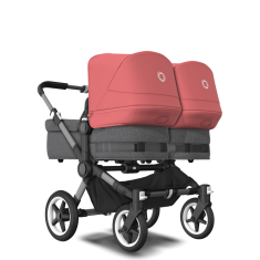 Bugaboo  Donkey 5 Twin Graphite/Grey MelangeSunrise Red