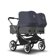 Bugaboo  Donkey 5 Twin Graphite/Grey MelangeStormy Blue