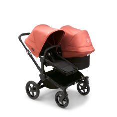 Bugaboo  Donkey 5 Duo Black/Midnight BlackSunrise Red