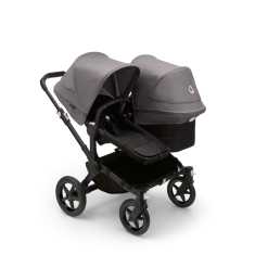 Bugaboo  Donkey 5 Duo Black/Midnight BlackGrey Melange