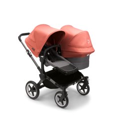 Bugaboo  Donkey 5 Duo Graphite/Grey MelangeSunrise Red