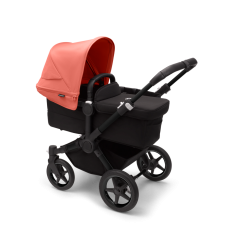 Bugaboo  Donkey 5 Mono Black/Midnight BlackSunrise Red