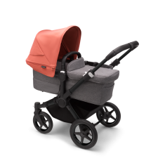 Bugaboo  Donkey 5 Mono Black/Grey MelangeSunrise Red