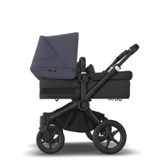 Bugaboo  Donkey 5 Twin Black/Midnight BlackStormy Blue