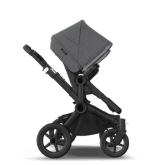 Bugaboo  Donkey 5 Twin Black/Midnight BlackGrey Melange