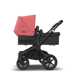 Bugaboo  Donkey 5 Twin Black/Midnight BlackSunrise Red