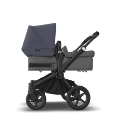 Bugaboo  Donkey 5 Twin Black/Grey MelangeStormy Blue