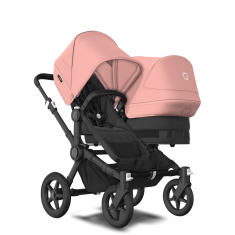 Bugaboo  Donkey 5 Duo Black/Midnight BlackMorning Pink