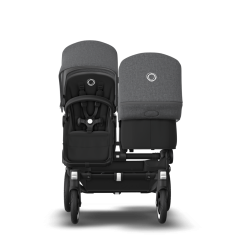 Bugaboo  Donkey 5 Duo Black/Midnight BlackGrey Melange